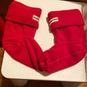 Hunter Kids Fleece boot sock
